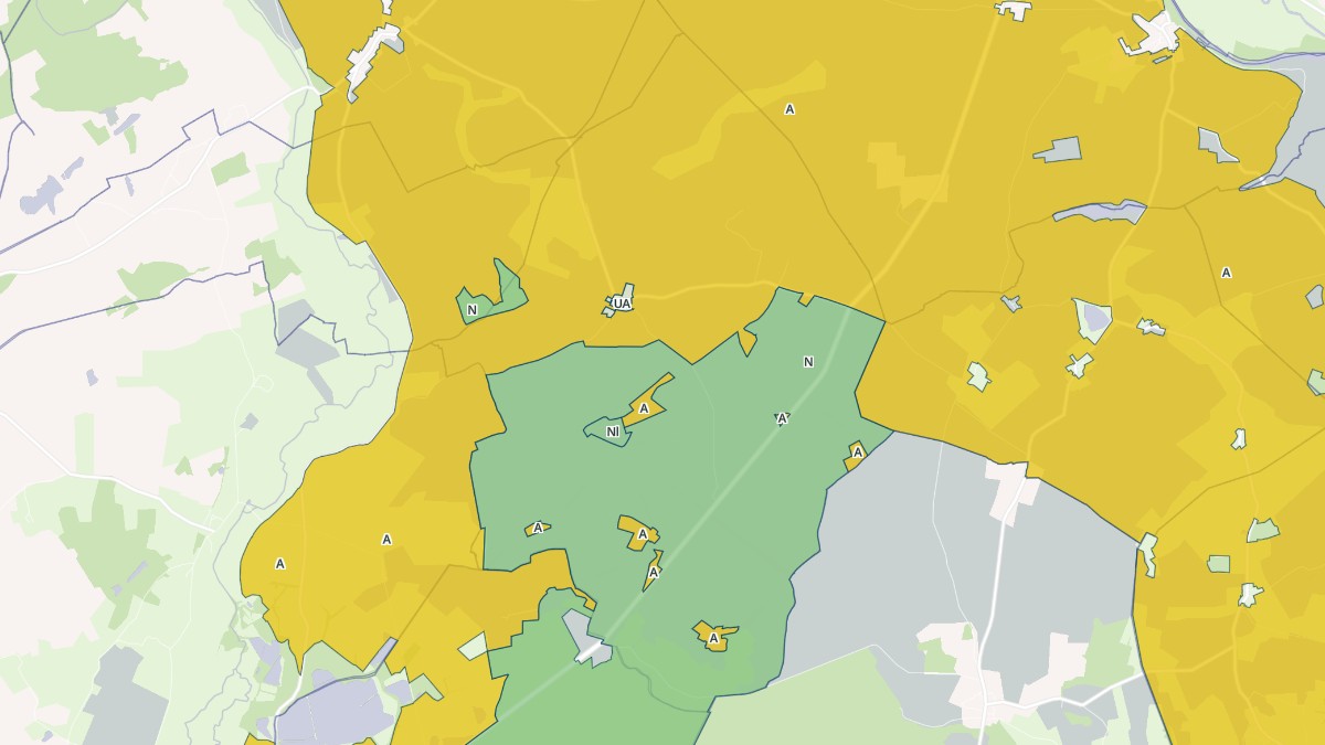Aperçu cartographique de Montlouis, centré sur la commune