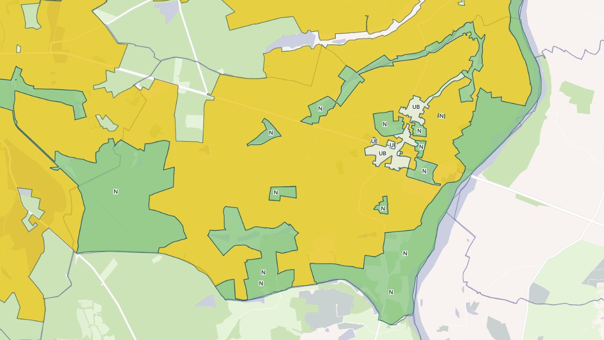 Aperçu cartographique de Mornay-sur-Allier, centré sur la commune