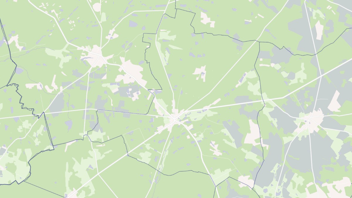 Aperçu cartographique de Neuvy-sur-Barangeon, centré sur la commune