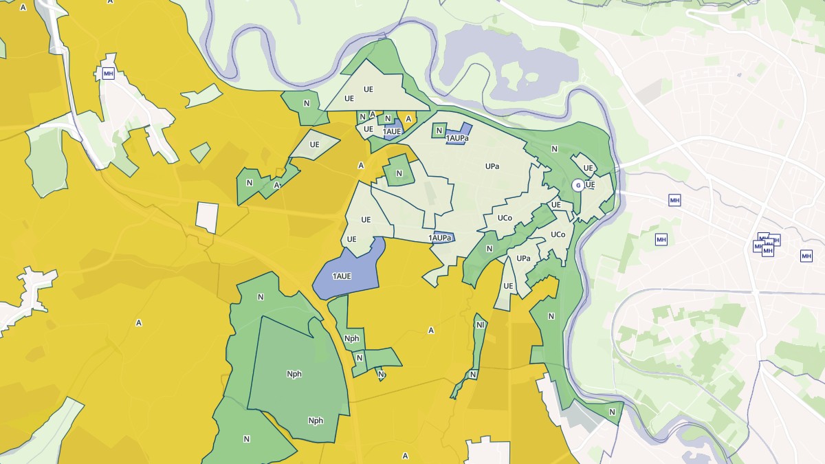 Aperçu cartographique de Orval, centré sur la commune