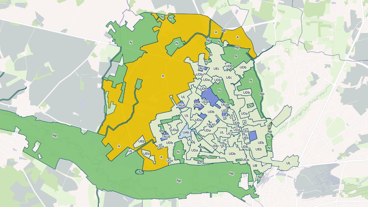 Aperçu cartographique de Saint-Doulchard, centré sur la commune