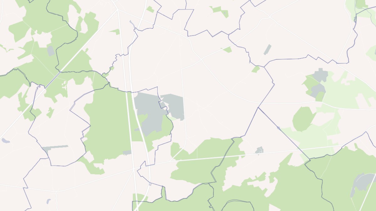 Aperçu cartographique de Saint-Germain-des-Bois, centré sur la commune