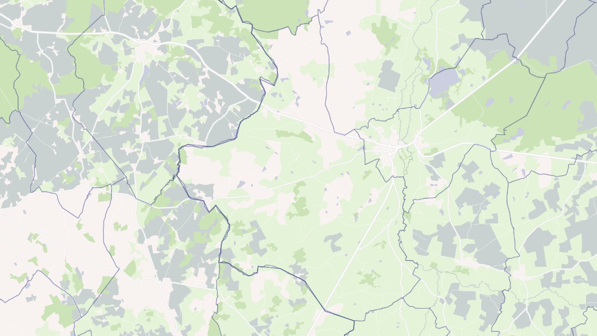 Aperçu cartographique de Saint-Hilaire-en-Lignières, centré sur la commune