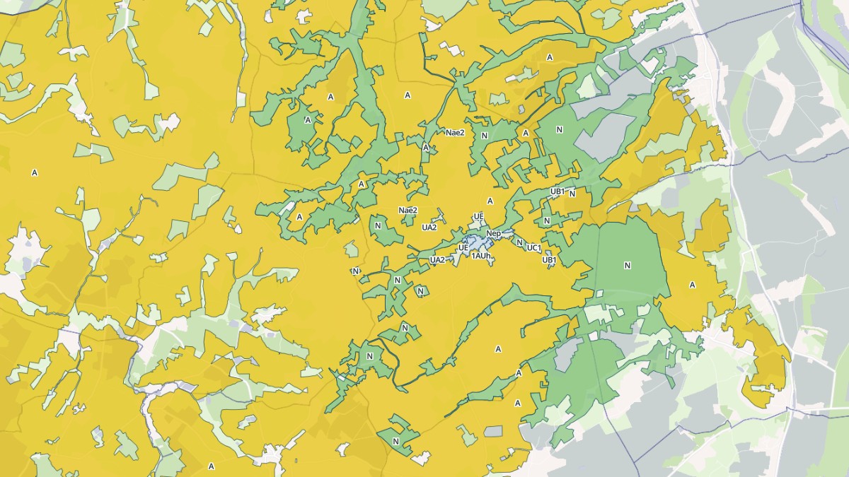 Aperçu cartographique de Savigny-en-Sancerre, centré sur la commune