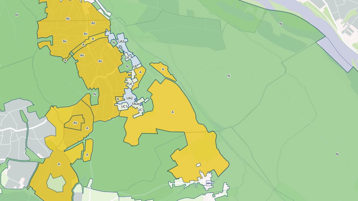 Aperçu cartographique de Thauvenay, centré sur la commune