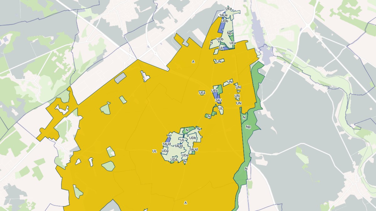 Aperçu cartographique de Trouy, centré sur la commune