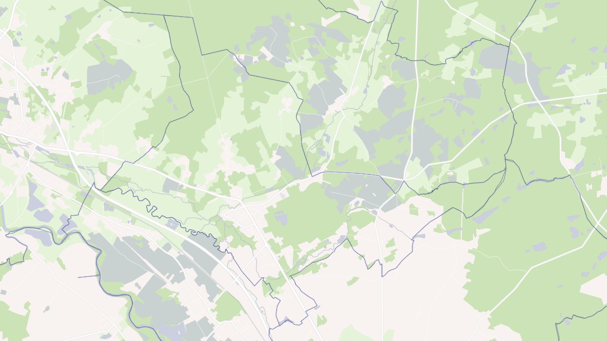 Aperçu cartographique de Vignoux-sur-Barangeon, centré sur la commune