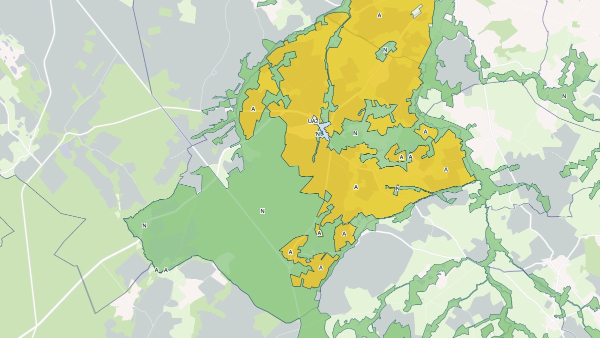 Aperçu cartographique de Villegenon, centré sur la commune