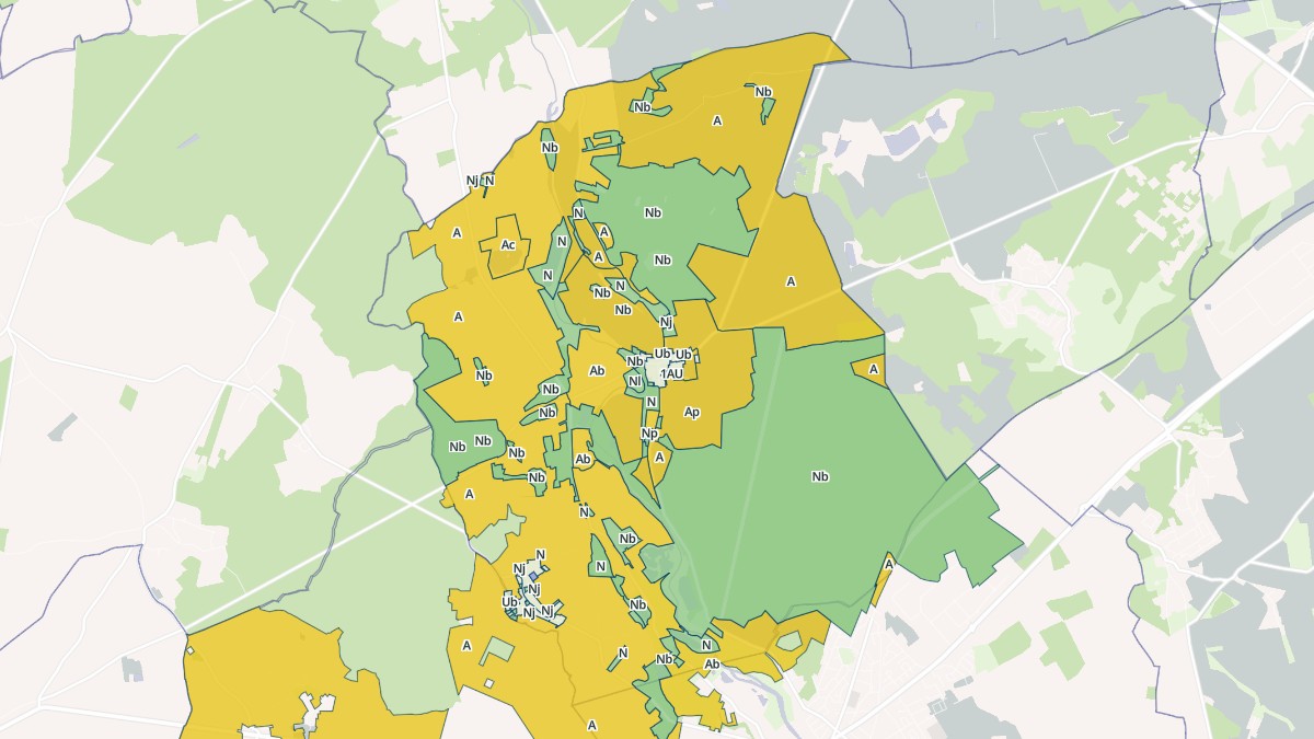 Aperçu cartographique de Villeneuve-sur-Cher, centré sur la commune