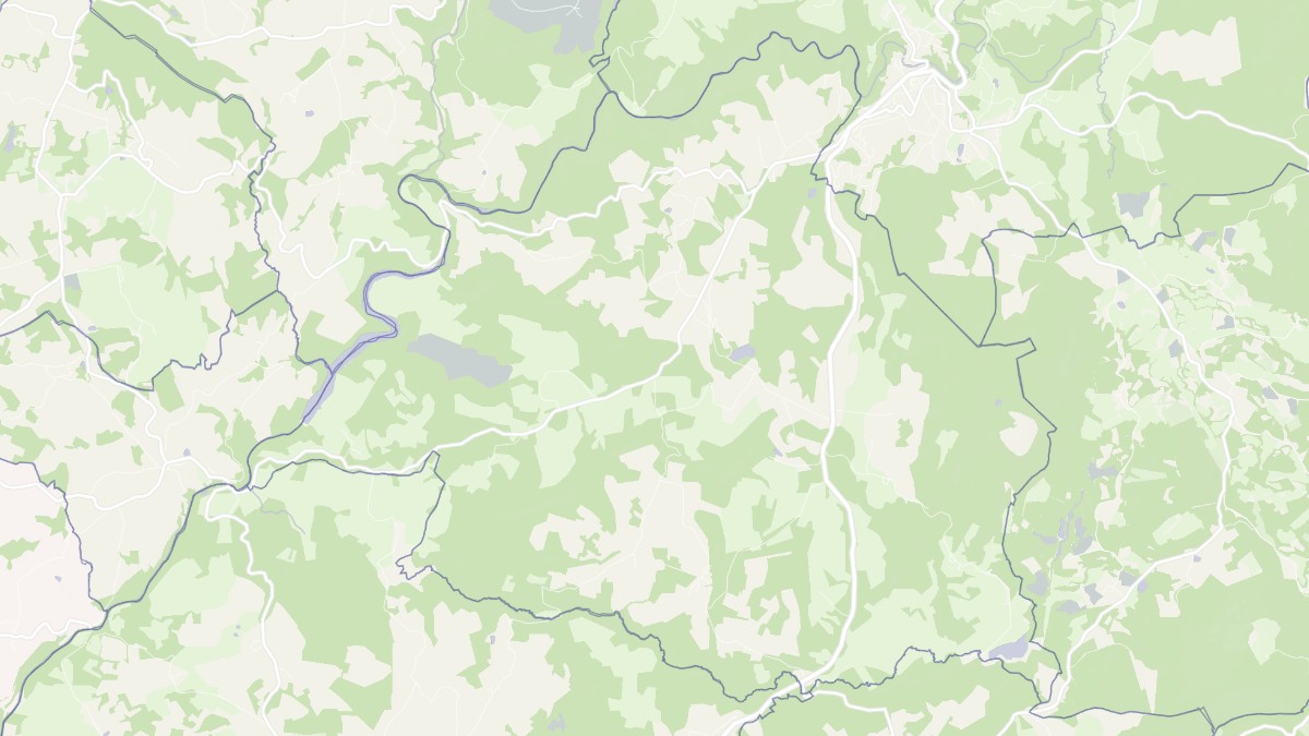 Aperçu cartographique de Affieux, centré sur la commune