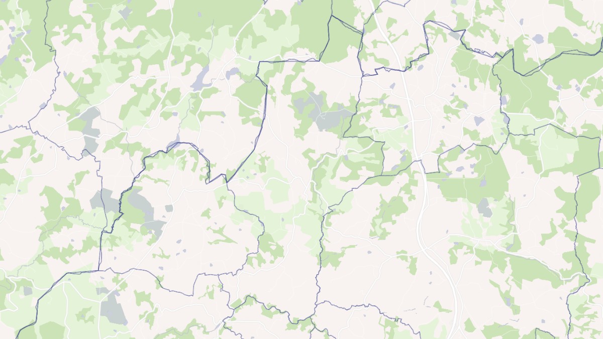 Aperçu cartographique de Benayes, centré sur la commune