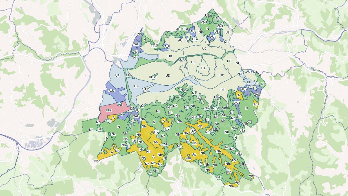 Aperçu cartographique de Brive-la-Gaillarde, centré sur la commune