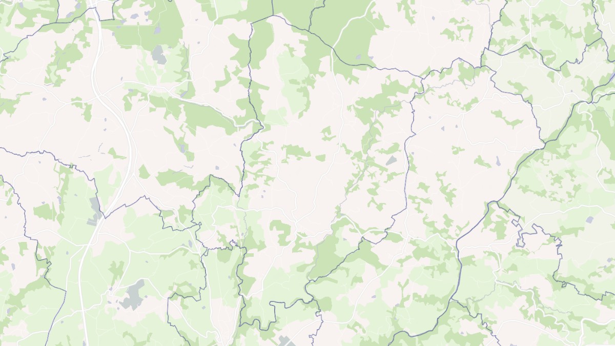Aperçu cartographique de Condat-sur-Ganaveix, centré sur la commune