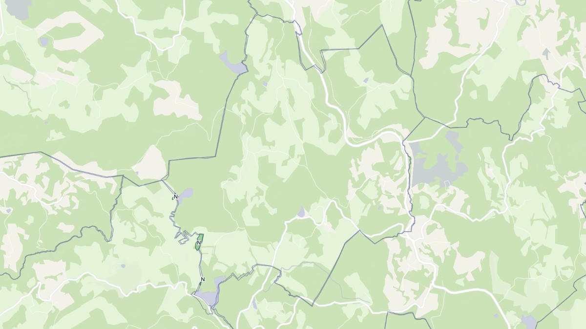 Aperçu cartographique de L'Église-aux-Bois, centré sur la commune