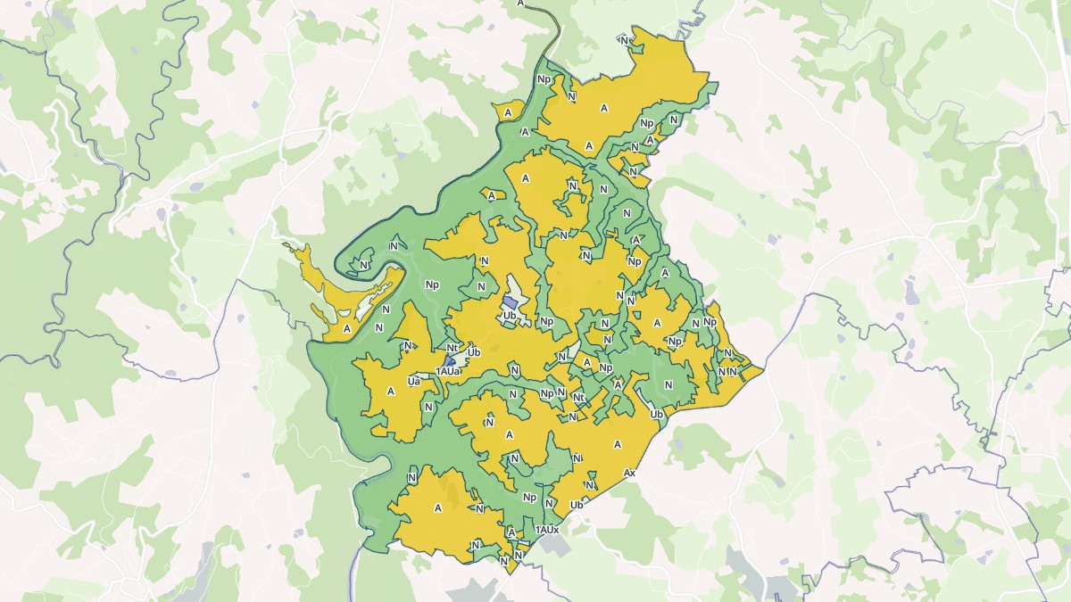 Aperçu cartographique de Estivaux, centré sur la commune