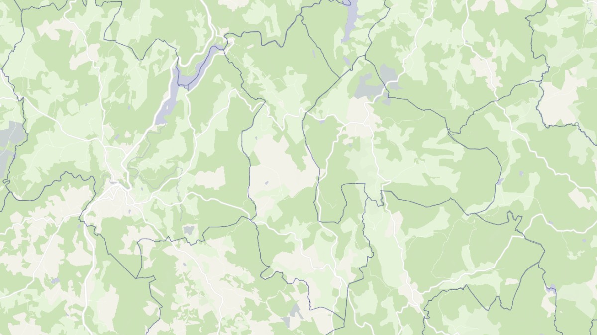 Aperçu cartographique de Lestards, centré sur la commune