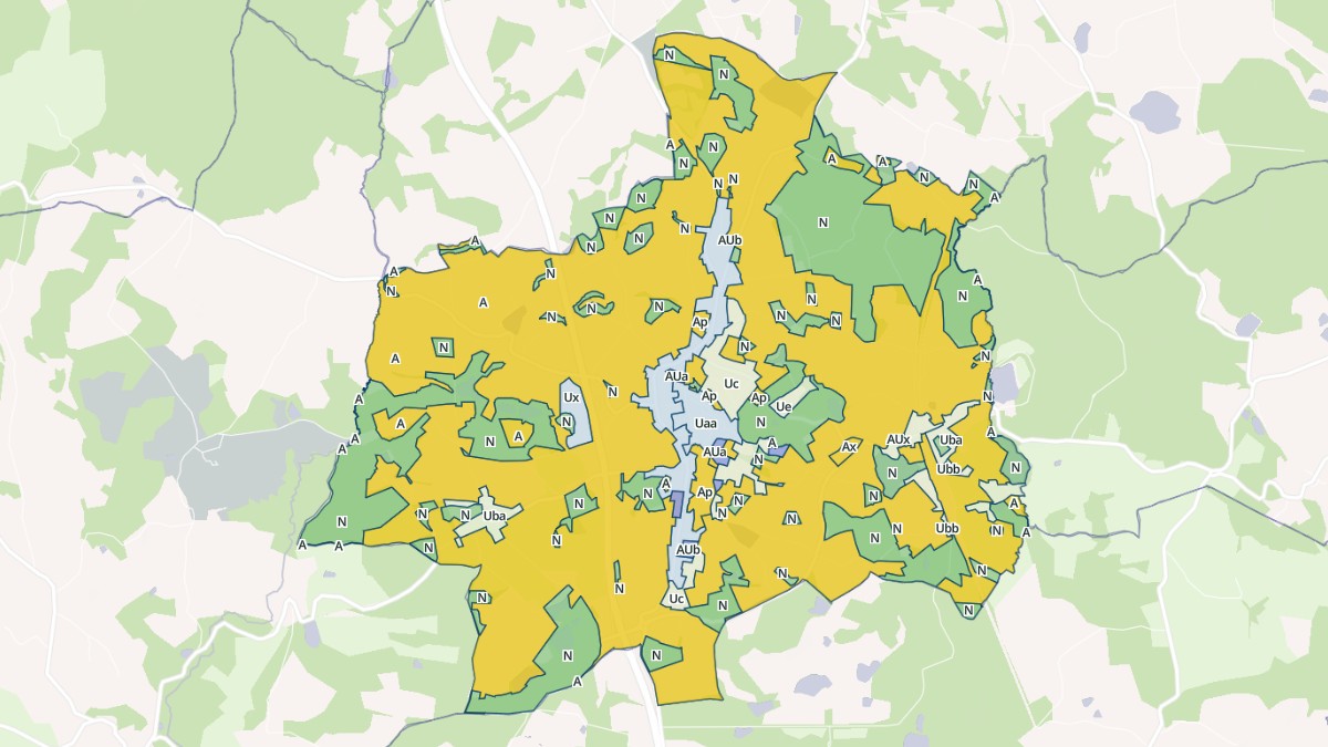 Aperçu cartographique de Masseret, centré sur la commune