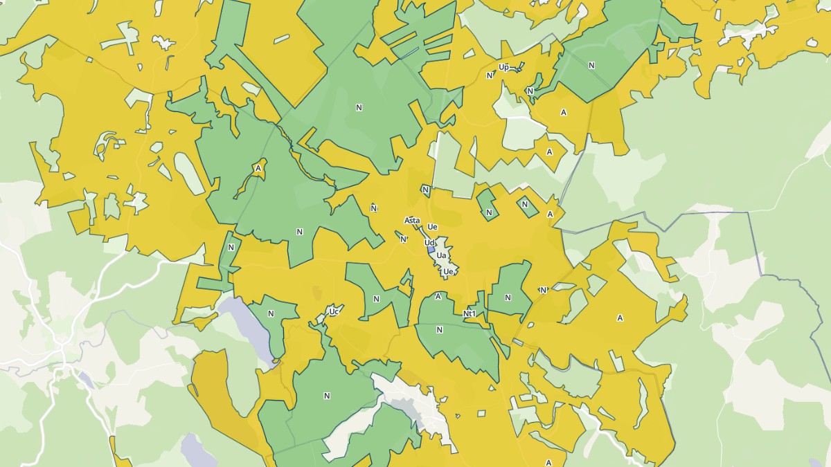 Aperçu cartographique de Millevaches, centré sur la commune