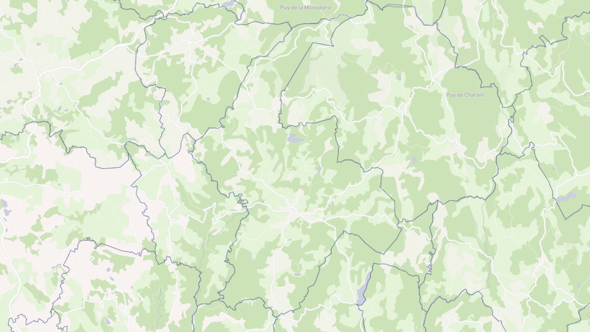 Aperçu cartographique de Saint-Augustin, centré sur la commune