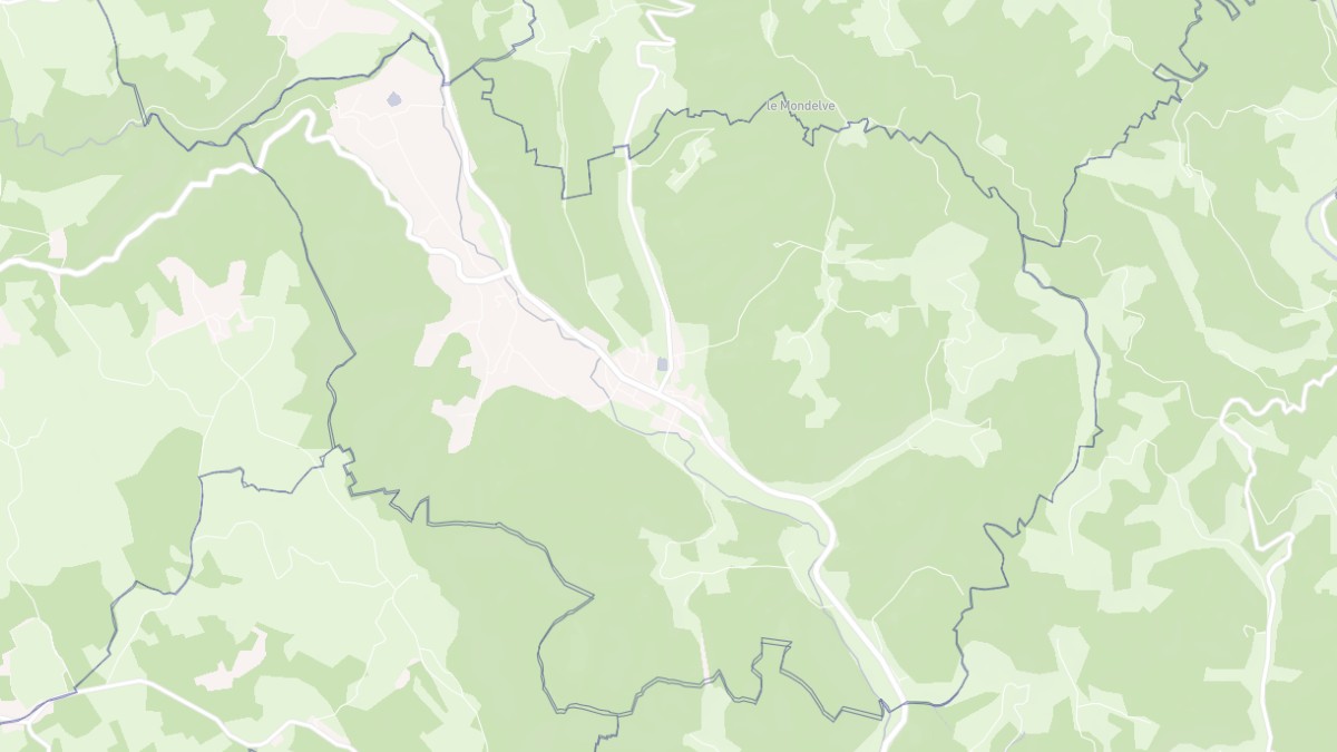 Aperçu cartographique de Saint-Chamant, centré sur la commune