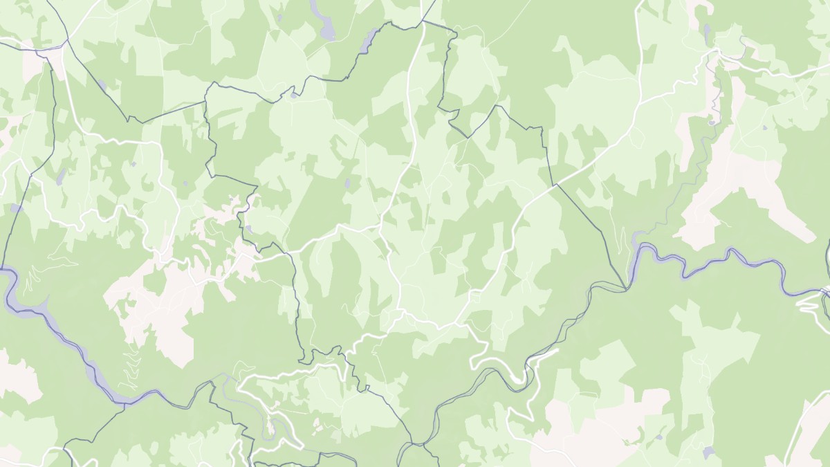Aperçu cartographique de Saint-Cirgues-la-Loutre, centré sur la commune