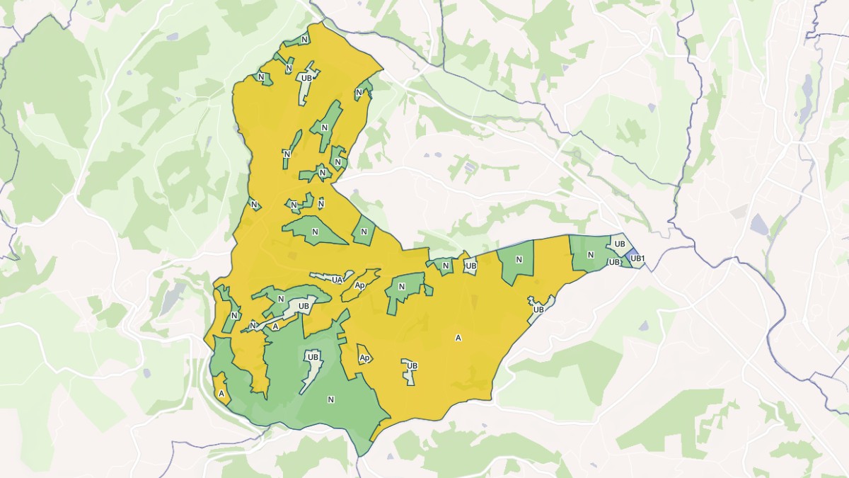 Aperçu cartographique de Saint-Cyprien, centré sur la commune