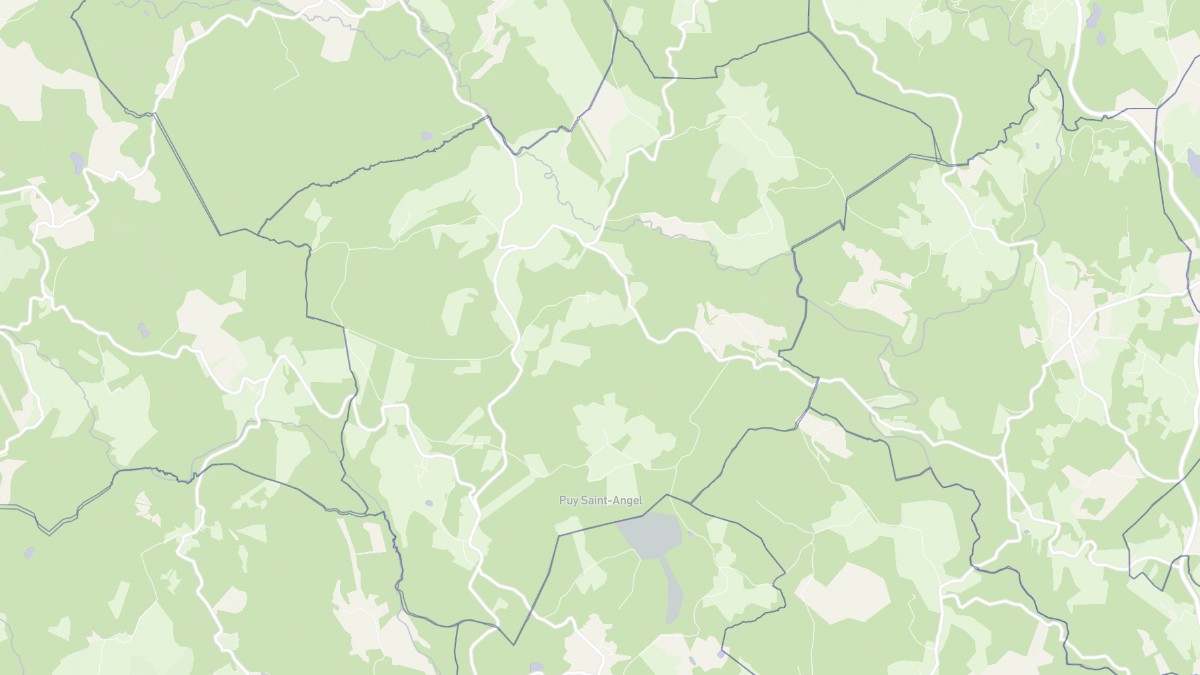 Aperçu cartographique de Saint-Germain-Lavolps, centré sur la commune