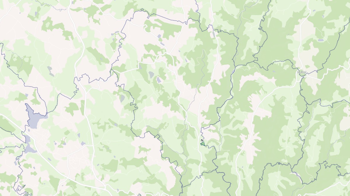 Aperçu cartographique de Saint-Salvadour, centré sur la commune
