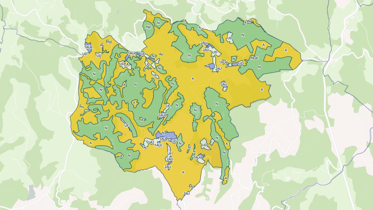 Aperçu cartographique de Sérilhac, centré sur la commune