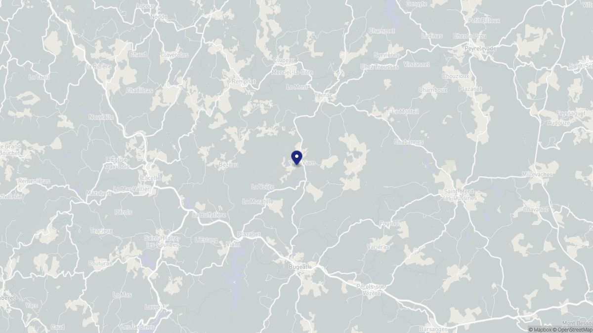 Aperçu cartographique de Toy-Viam, centré sur la commune