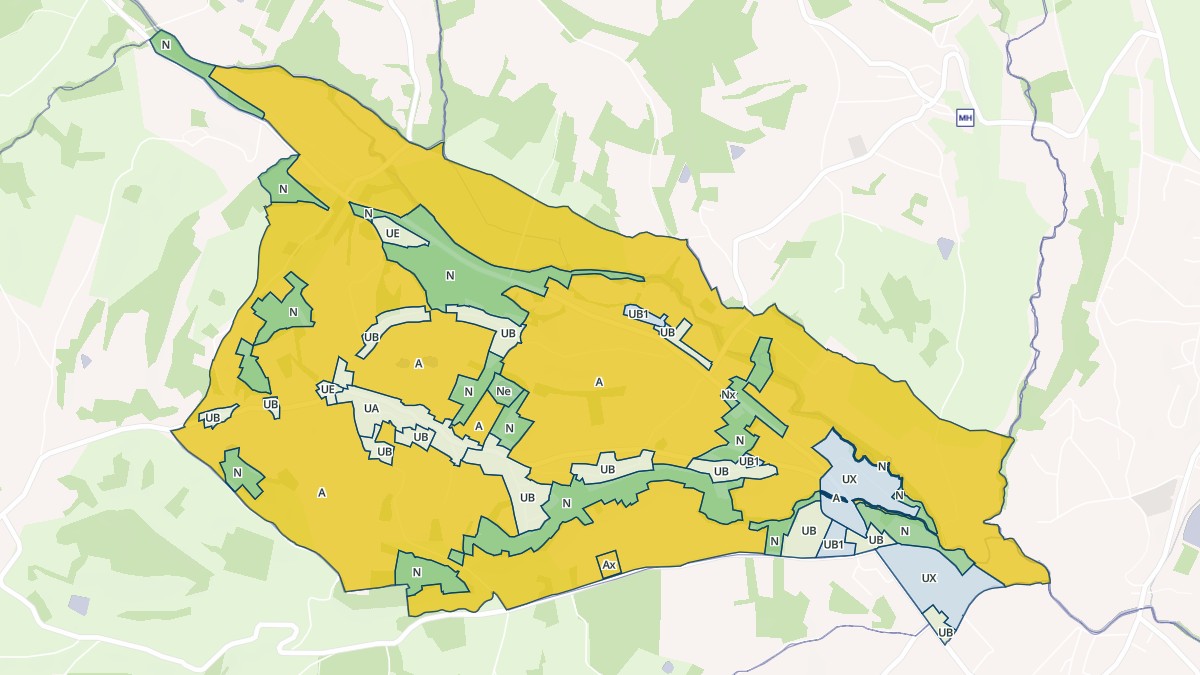 Aperçu cartographique de Vars-sur-Roseix, centré sur la commune