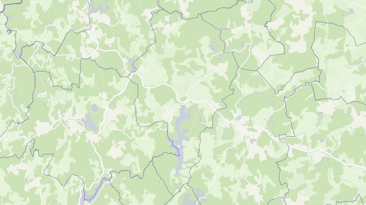 Aperçu cartographique de Viam, centré sur la commune
