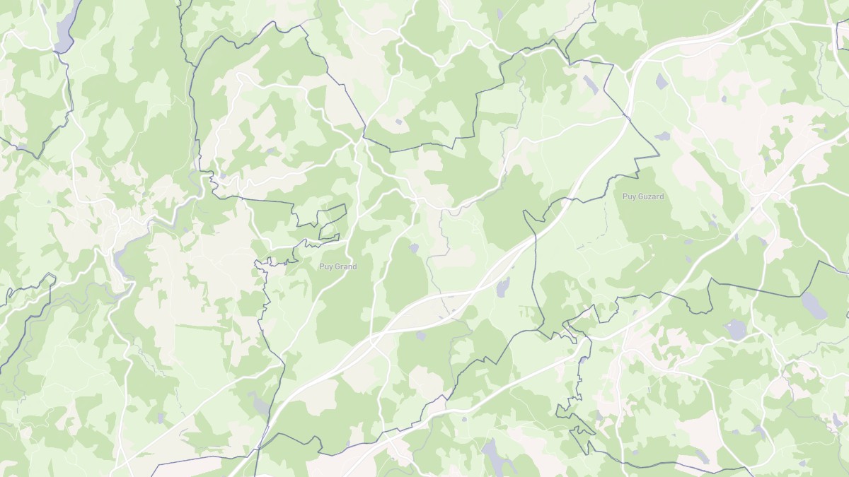Aperçu cartographique de Vitrac-sur-Montane, centré sur la commune