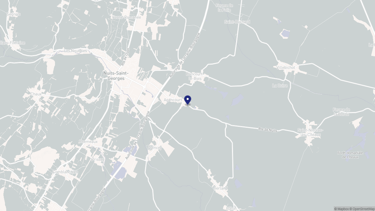Aperçu cartographique de Agencourt, centré sur la commune