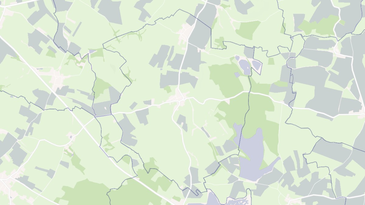 Aperçu cartographique de Antigny-la-Ville, centré sur la commune