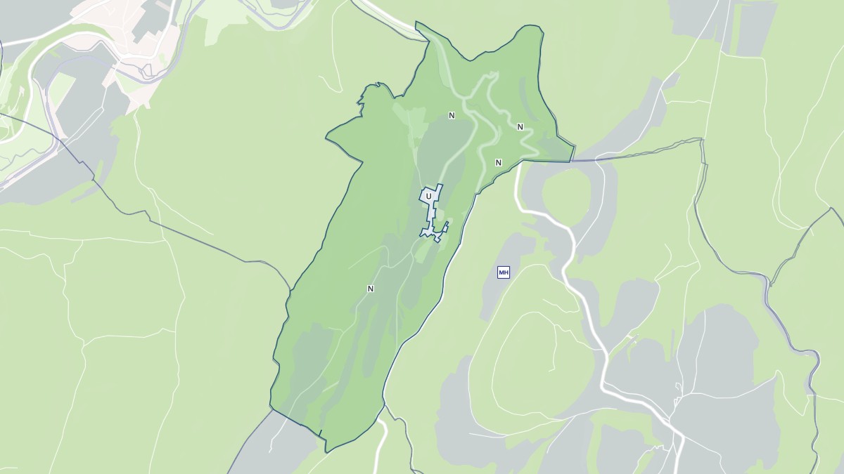 Aperçu cartographique de Arcey, centré sur la commune