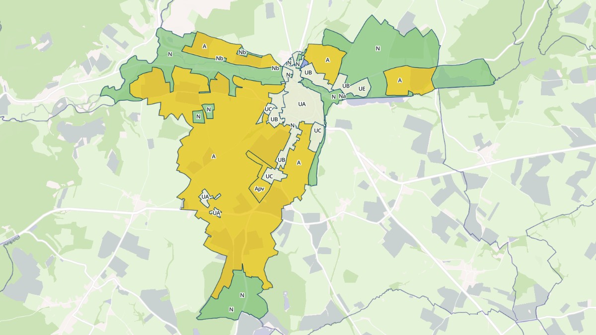 Aperçu cartographique de Arnay-le-Duc, centré sur la commune