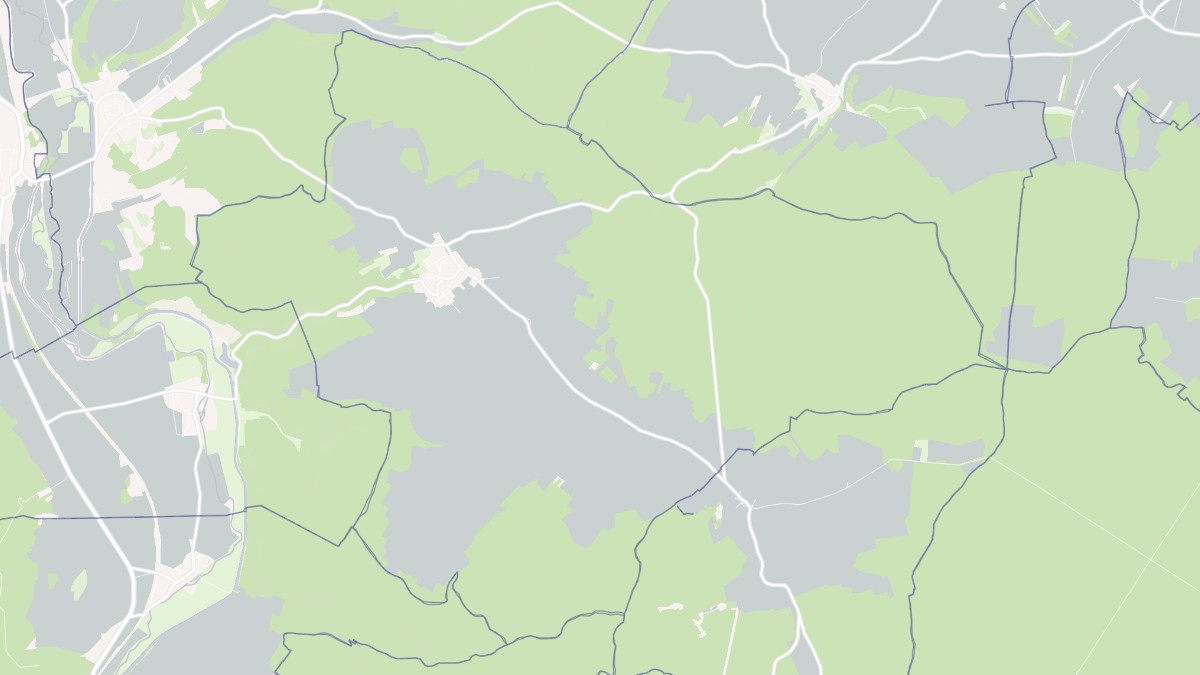 Aperçu cartographique de Asnières-en-Montagne, centré sur la commune