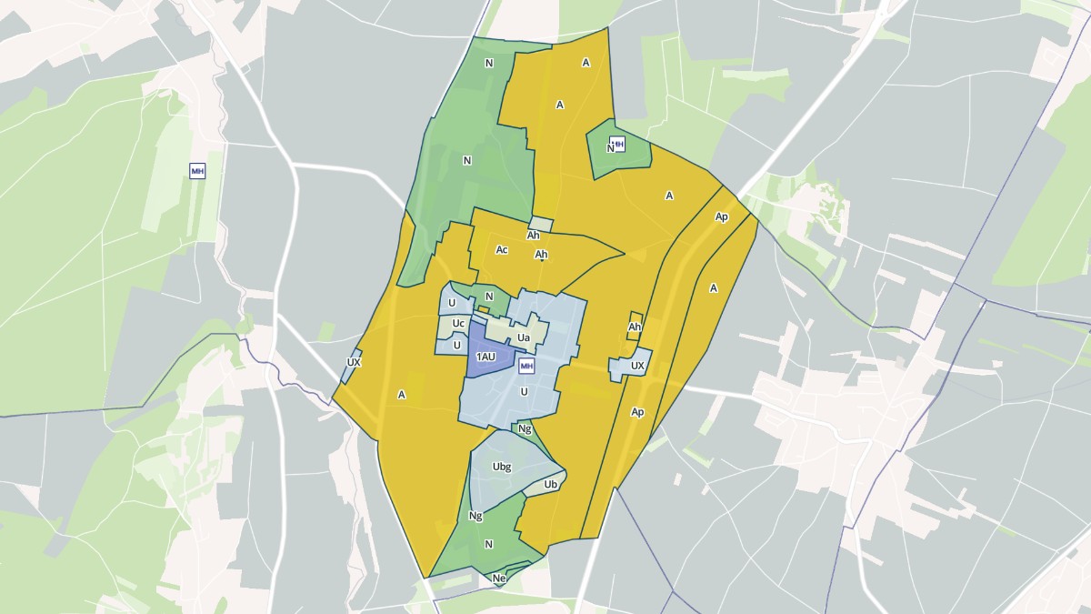 Aperçu cartographique de Asnières-lès-Dijon, centré sur la commune