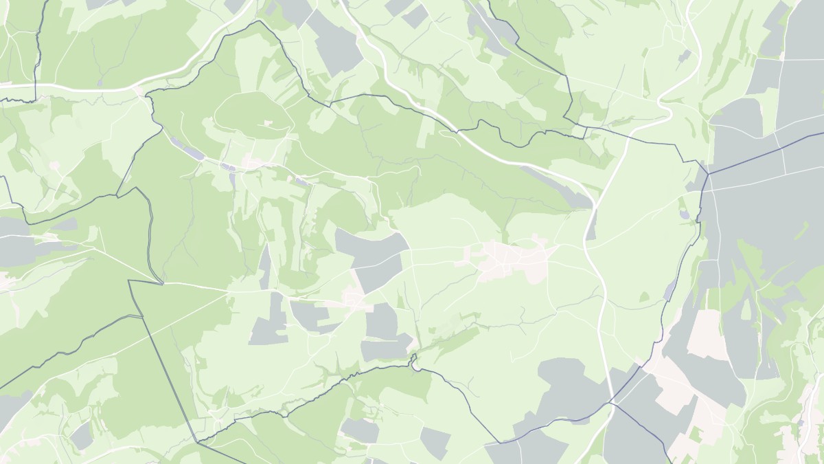 Aperçu cartographique de Aubigny-la-Ronce, centré sur la commune