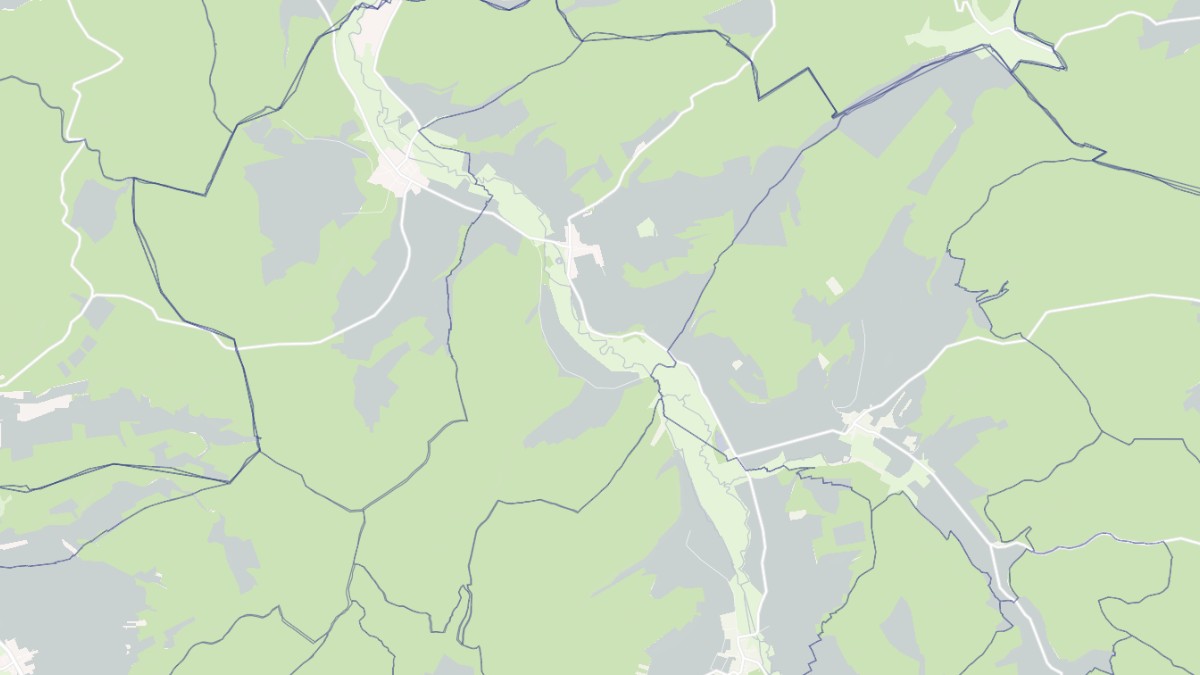 Aperçu cartographique de Autricourt, centré sur la commune