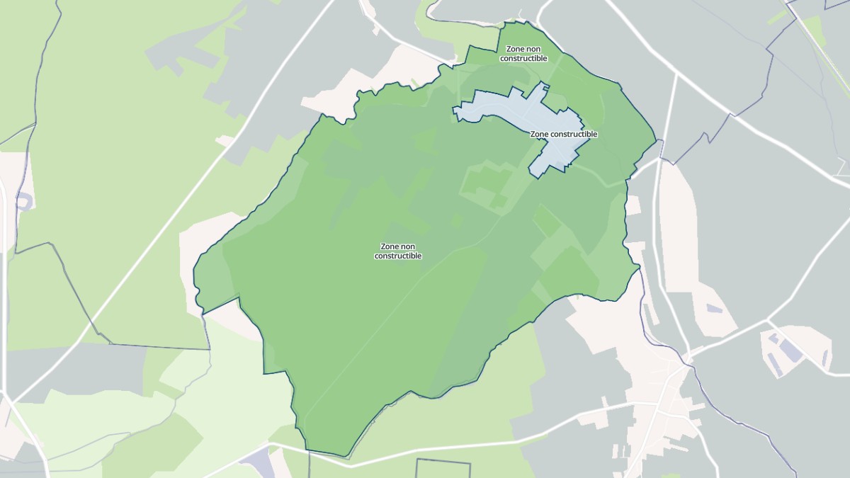 Aperçu cartographique de Bessey-lès-Cîteaux, centré sur la commune