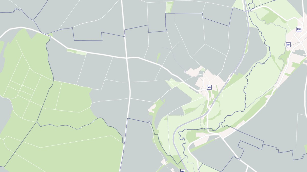 Aperçu cartographique de Blagny-sur-Vingeanne, centré sur la commune