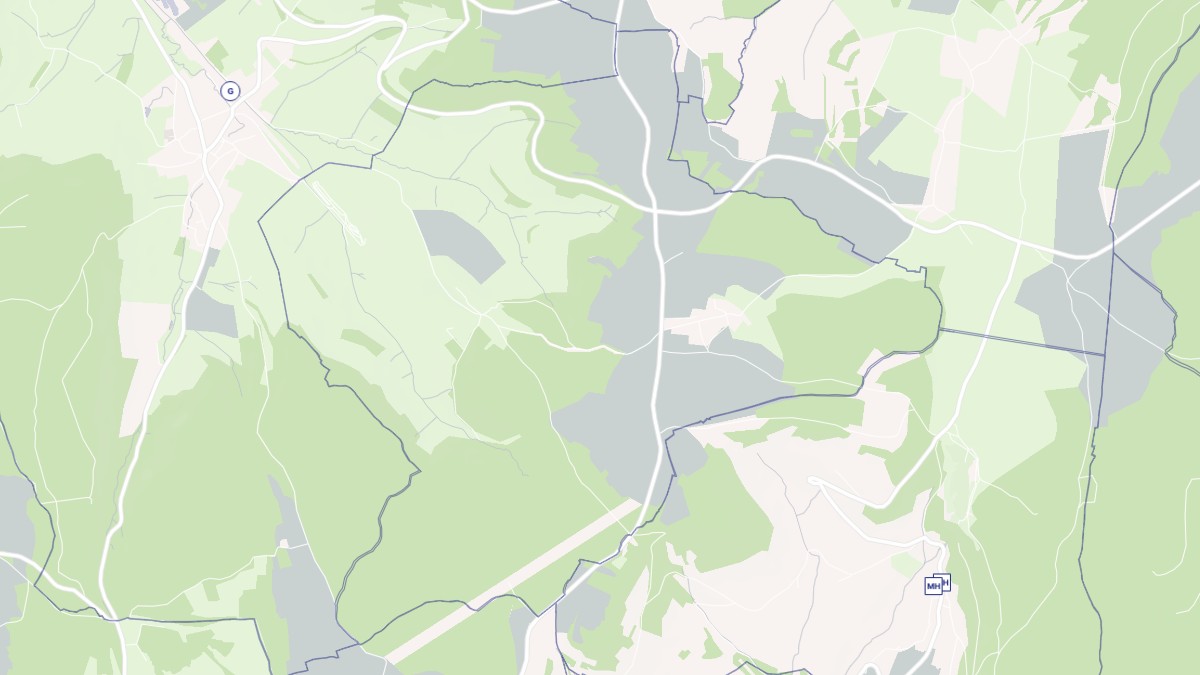 Aperçu cartographique de Blaisy-Haut, centré sur la commune