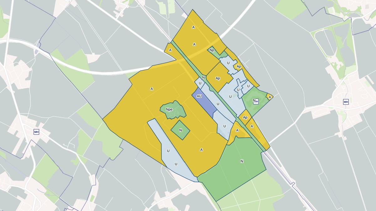 Aperçu cartographique de Bretenière, centré sur la commune