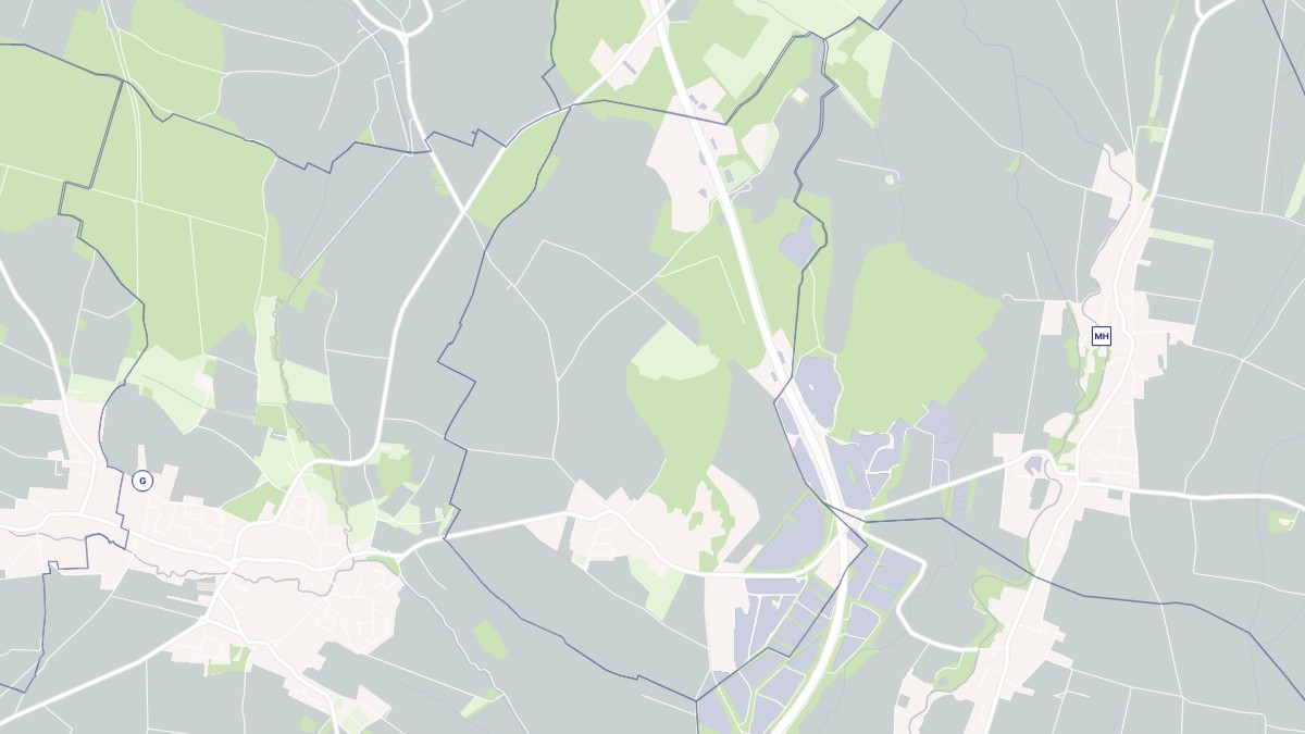 Aperçu cartographique de Brognon, centré sur la commune