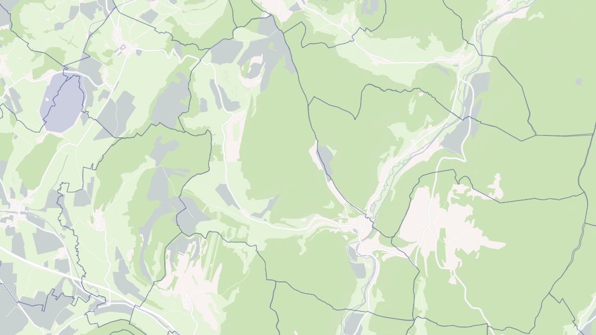 Aperçu cartographique de La Bussière-sur-Ouche, centré sur la commune