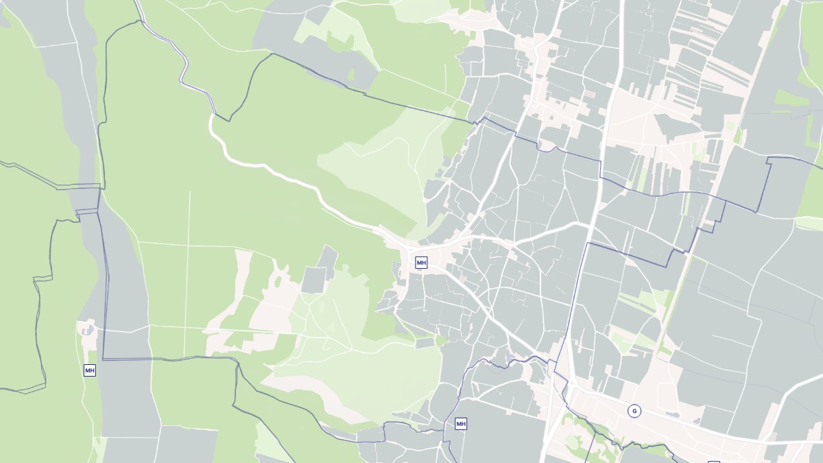 Aperçu cartographique de Chambolle-Musigny, centré sur la commune