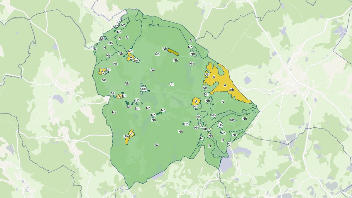 Aperçu cartographique de Champeau-en-Morvan, centré sur la commune