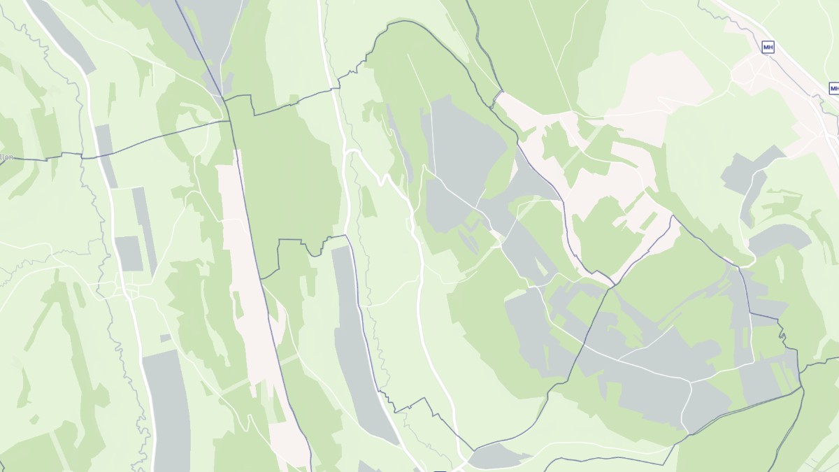 Aperçu cartographique de Champrenault, centré sur la commune